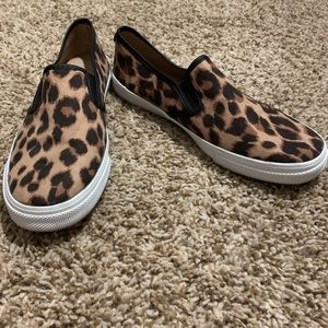 Leopard Slip On Sneakers